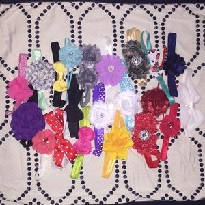 Huge headband bundle! 21 headbands! Infant-toddler